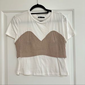 ZARA Knit T Shirt